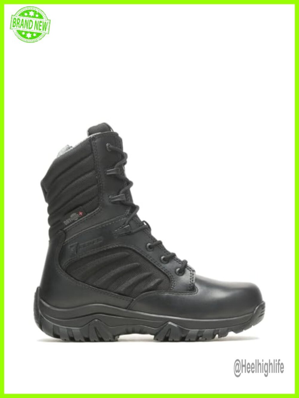 Bates Tactical Side Zip Waterproof Military Combat Boots